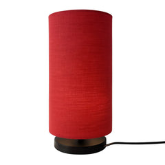 Premium Table Lamp ruby Red and MS Base