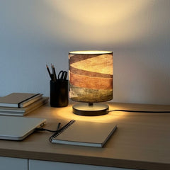 Beautiful Premium Striped Fabric Table Lamp