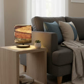 Beautiful Premium Striped Fabric Table Lamp