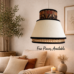 Rustic woven - Boho Lampshade