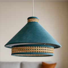 Teal Blue Premium Suspended Lamp