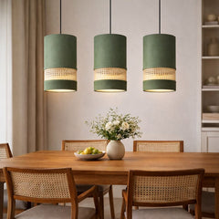 Olive Drum Premium Lampshade -Hanging