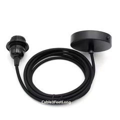 2-Tier Decorative Fabric Pendant Lampshade with Suspension