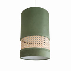 Olive Drum Premium Lampshade -Hanging