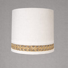 Rattan and Linen Half curve Wall Lamp - Holder and Wire