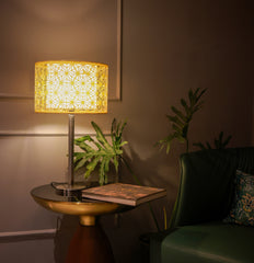 2-Tier Decorative Fabric Table Lampshade