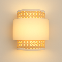 Boho Arc Half Wall Lamp - E27 Holder and Cable included