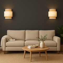 Boho Arc Half Wall Lamp - E27 Holder and Cable included