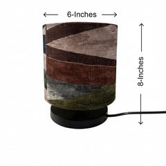 Beautiful Premium Striped Fabric Table Lamp