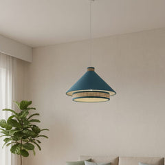 Teal Blue Premium Suspended Lamp