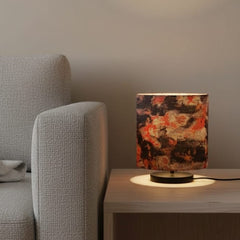 Beautiful Premium Fabric Table Lamp with MS Base