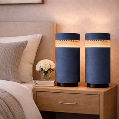 Blue NightNest Table Lamp
