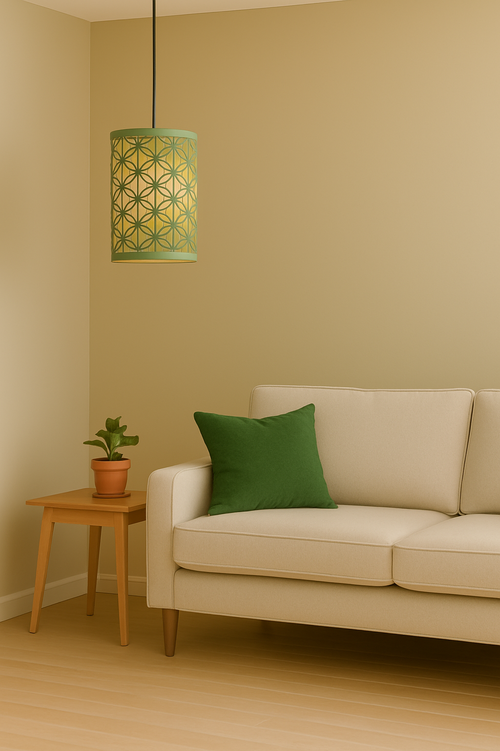 2-Tier Decorative Fabric Pendant Lampshade