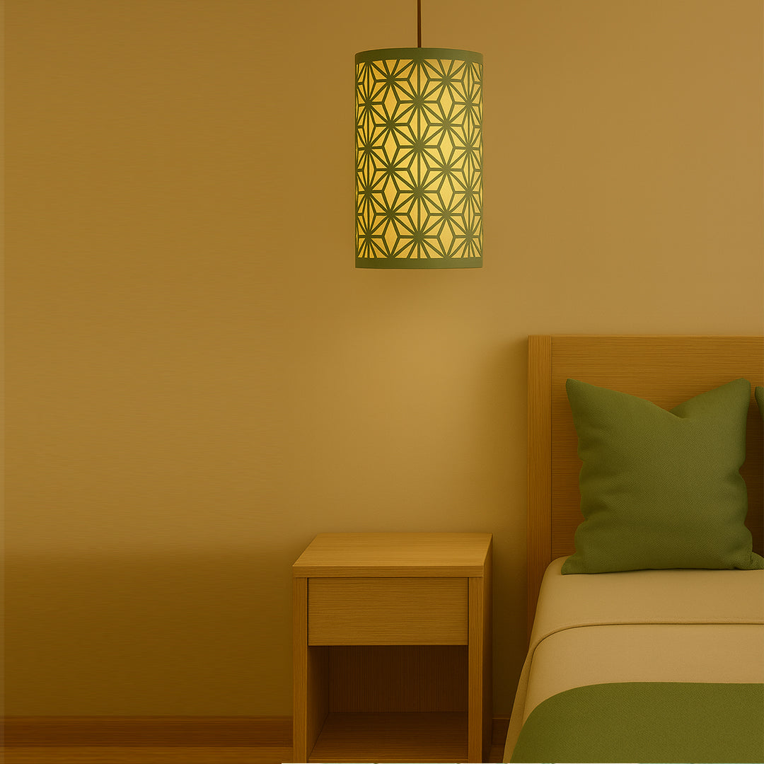 2-Tier Decorative Fabric Pendant Lampshade