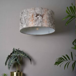 Suspended Fabric Lampshade
