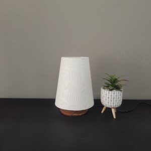 Table Lamp With Fabric Shade